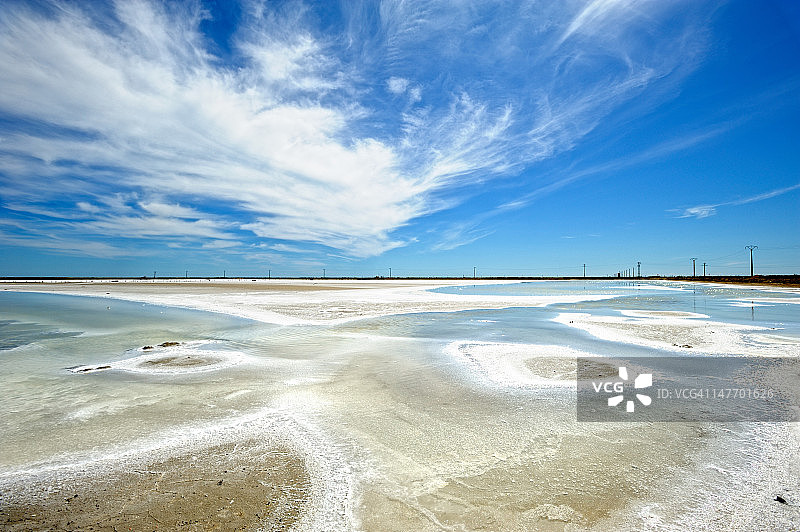 盐碱地图片素材