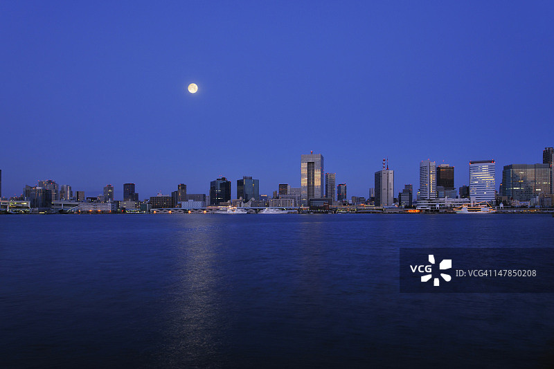 东京中央区夜景图片素材