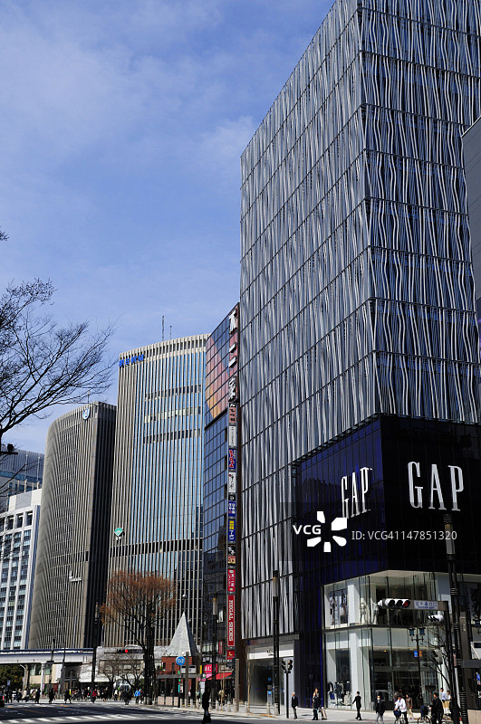 日本本州东京中央区银座图片素材