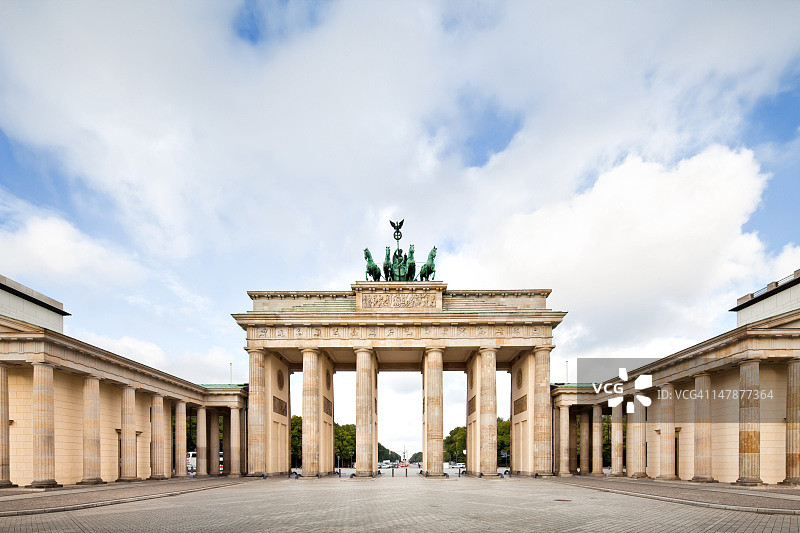 勃兰登堡之门，柏林图片素材