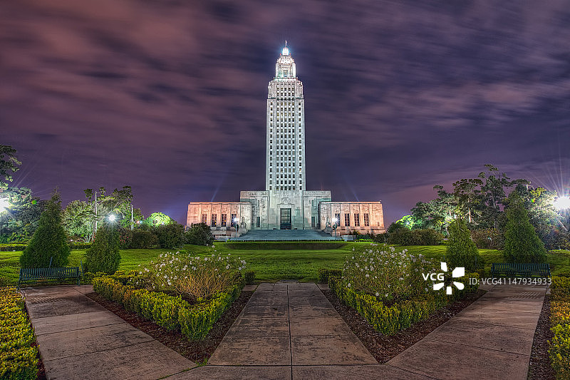 路易斯安那州议会大厦图片素材