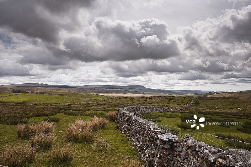 Ribblehead附近的沼泽地图片素材