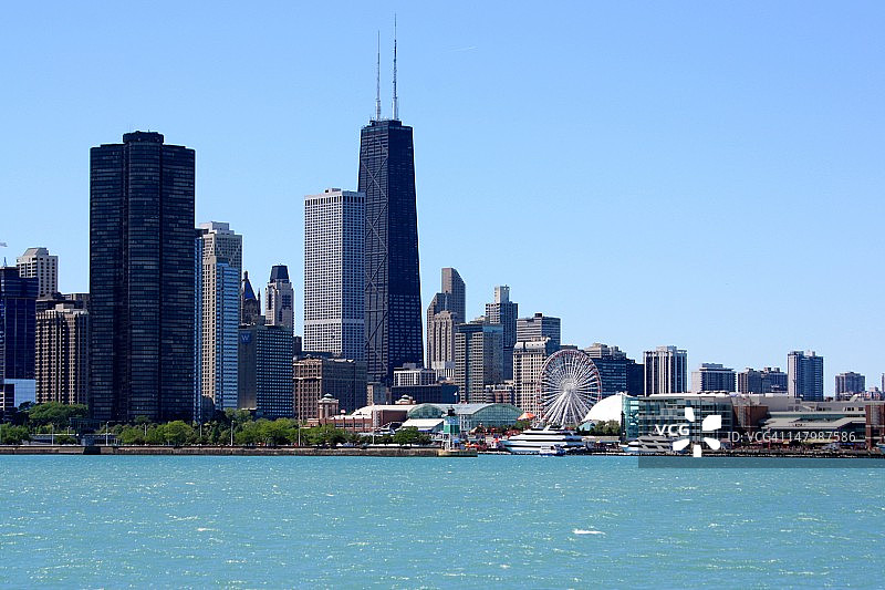 芝加哥汉考克大厦图片素材