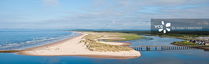 洛西茅斯东海滩图片素材