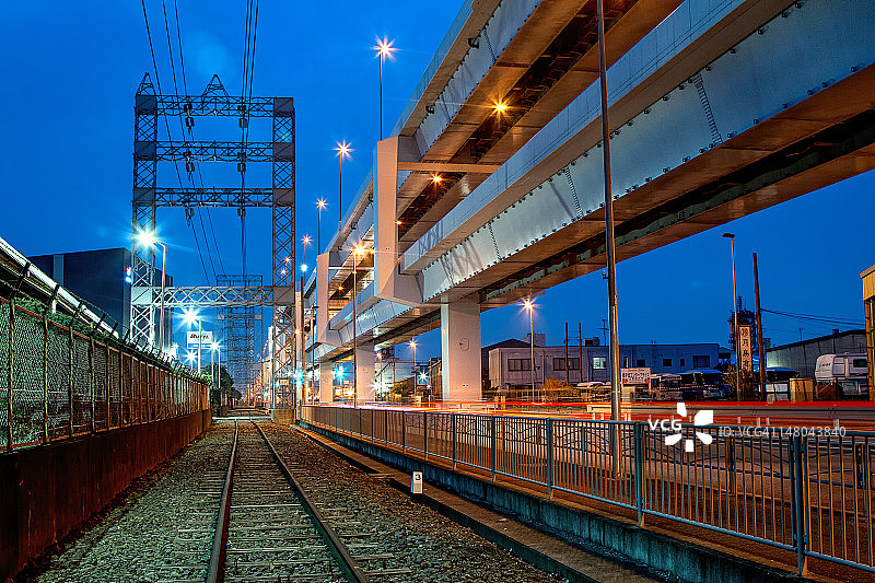 铁路和高速公路图片素材