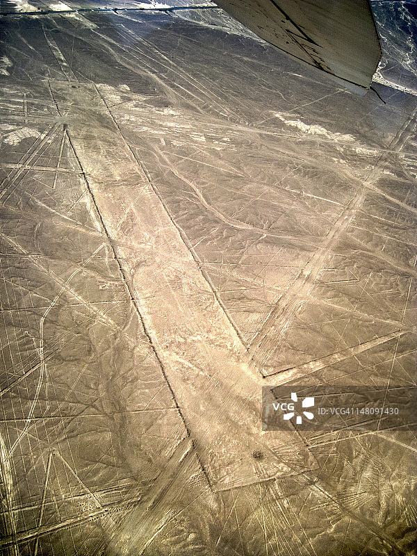 纳斯卡线条鸟瞰图片素材