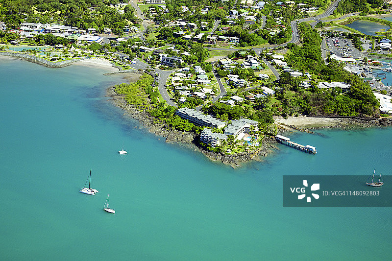 艾尔利海滩航拍图片素材