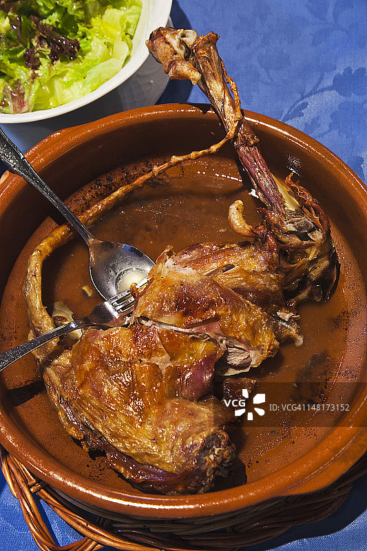 西班牙卡斯蒂利亚-莱昂特色美食图片素材