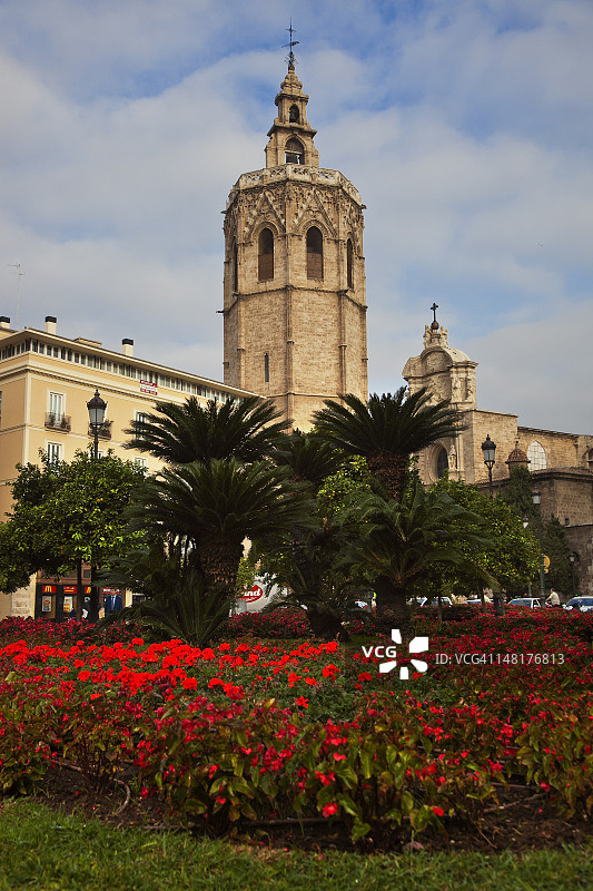 西班牙的哥特式建筑图片素材