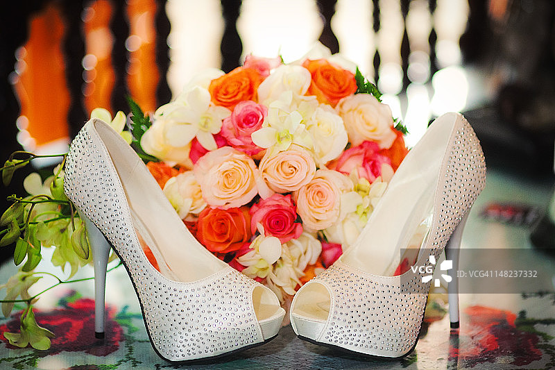 婚礼鞋图片素材