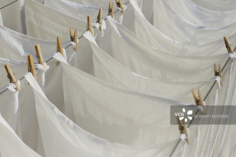 晾衣绳图片素材