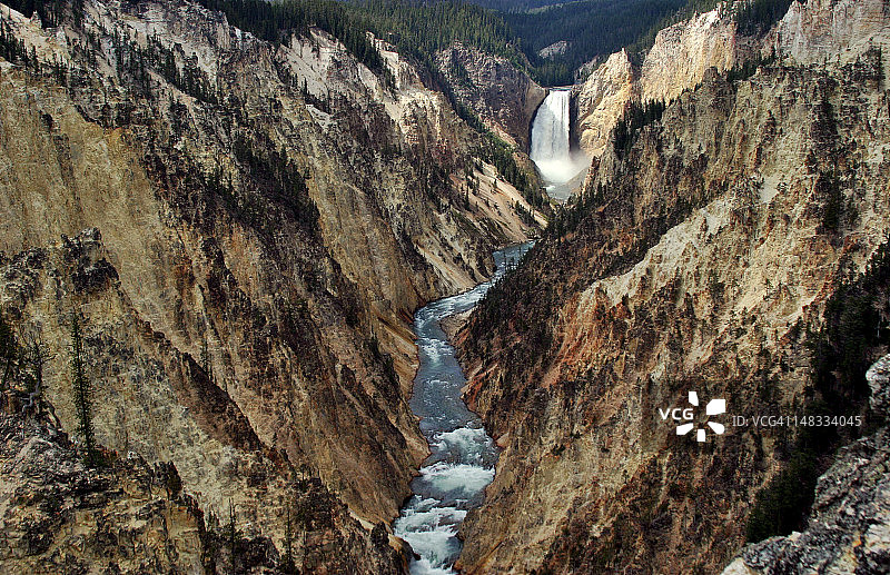 黄石大峡谷图片素材