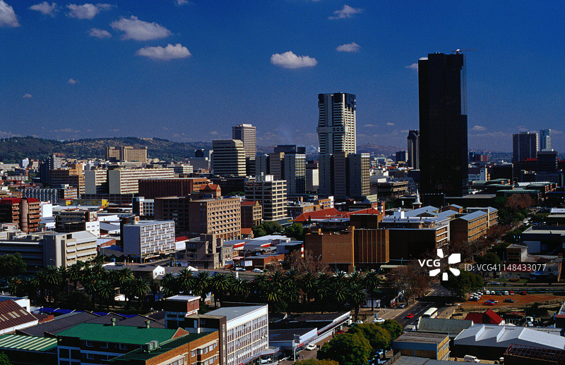 阿卡迪亚的城市天际线图片素材