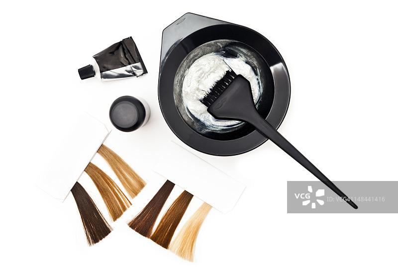 混合染发剂图片素材