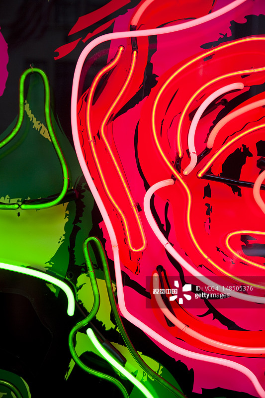 第五大道商店橱窗展示细节图片素材