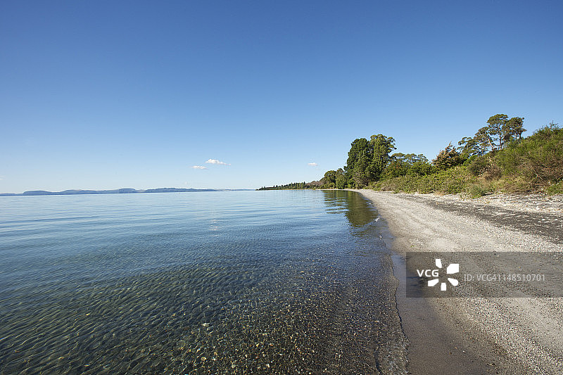 陶波湖的南岸图片素材