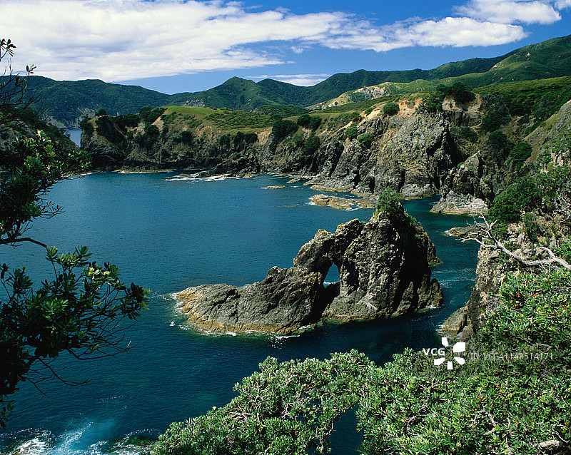 拉瓦希蒂角的窗岩图片素材