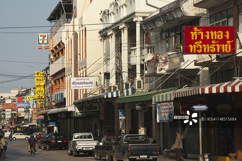 市中心街景图片素材