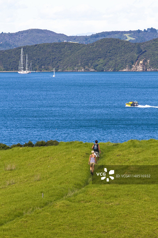 乌鲁普卡普卡岛：岛屿湾最大的岛屿，拥有美丽的海滩和历史悠久的步道图片素材