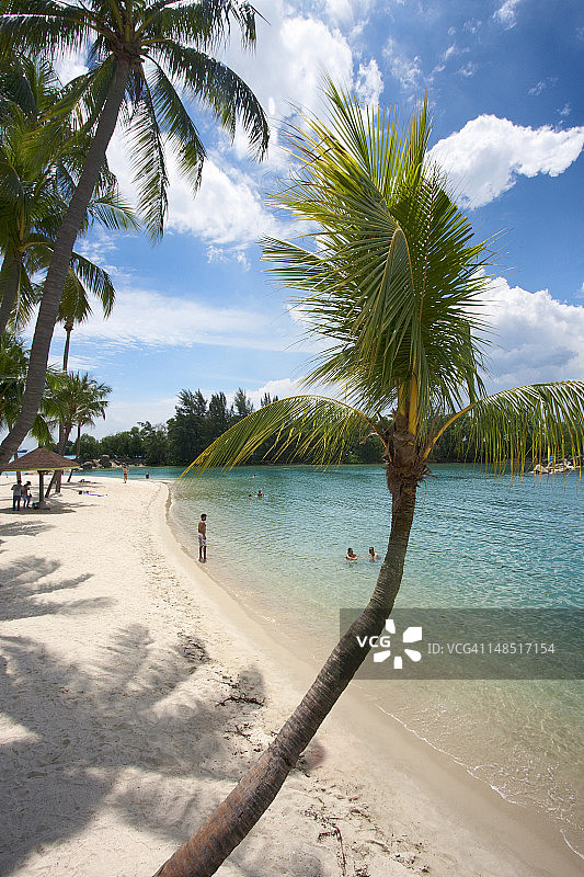 圣淘沙岛西乐索海滩图片素材