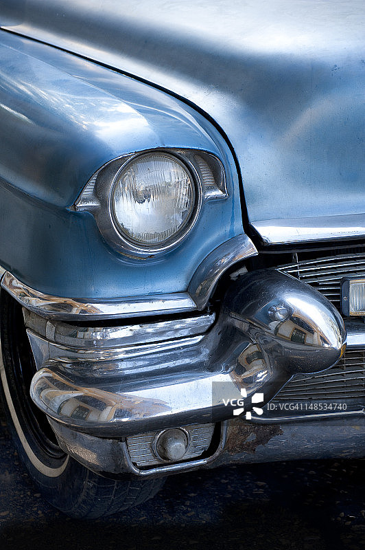 1955年凯迪拉克细节图片素材