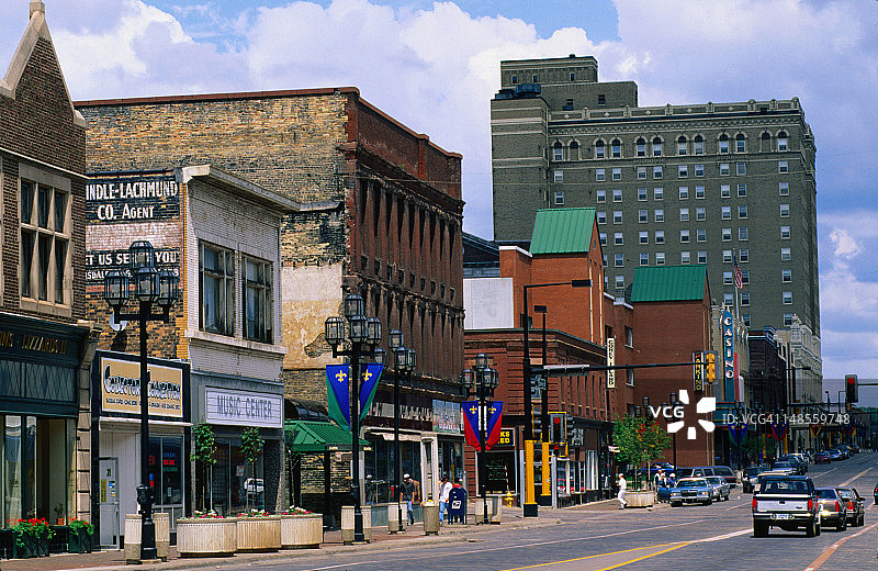 德卢斯 Superior 街的景象图片素材