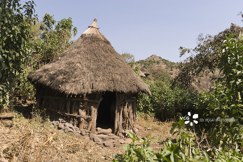 村庄。图片素材