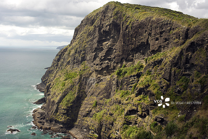 Karekare，Ahu Ahu步道上的海岬图片素材