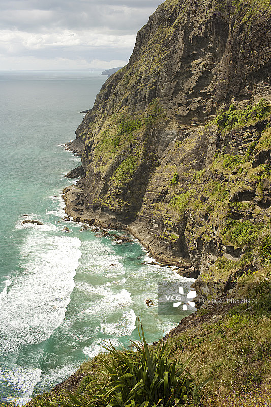 Karekare，Ahu Ahu步道上的海岬图片素材