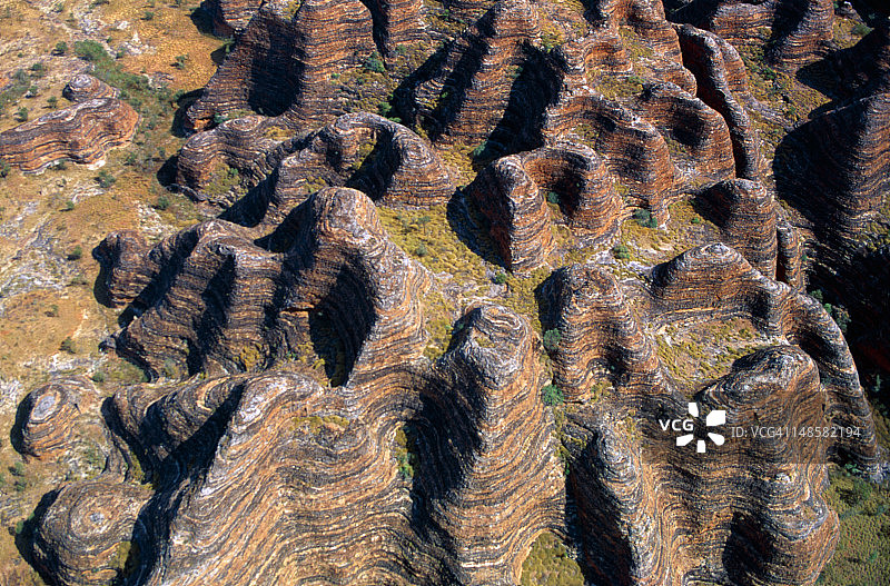 金伯利地区的邦格尔邦格尔山脉自然岩层图片素材