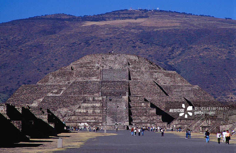 特奥蒂瓦坎月亮金字塔图片素材