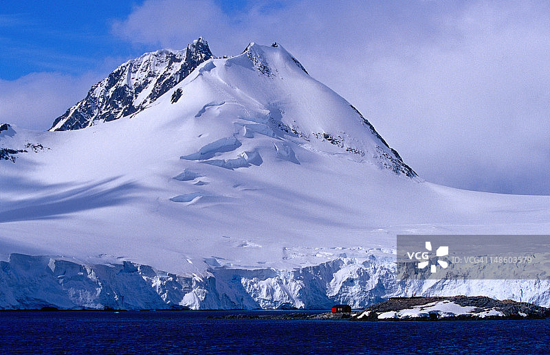 英国南极考察站A，洛克罗伊港图片素材