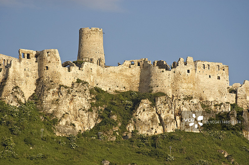 斯皮什城堡东侧视图图片素材