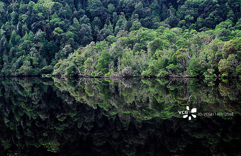 戈登河的倒影图片素材