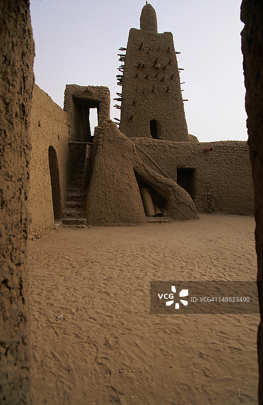 廷巴克图的津加里贝尔清真寺图片素材