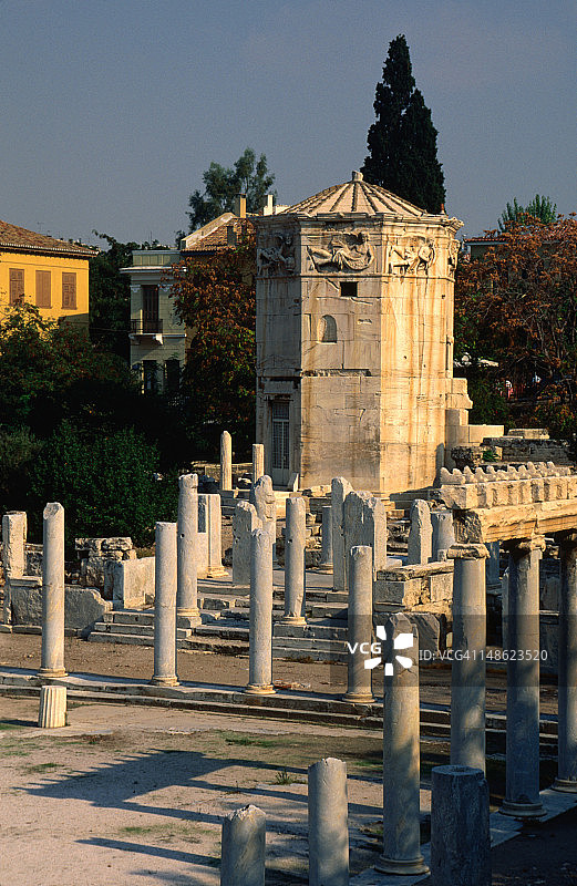 罗马古市集风之塔：古希腊时期的气象站图片素材