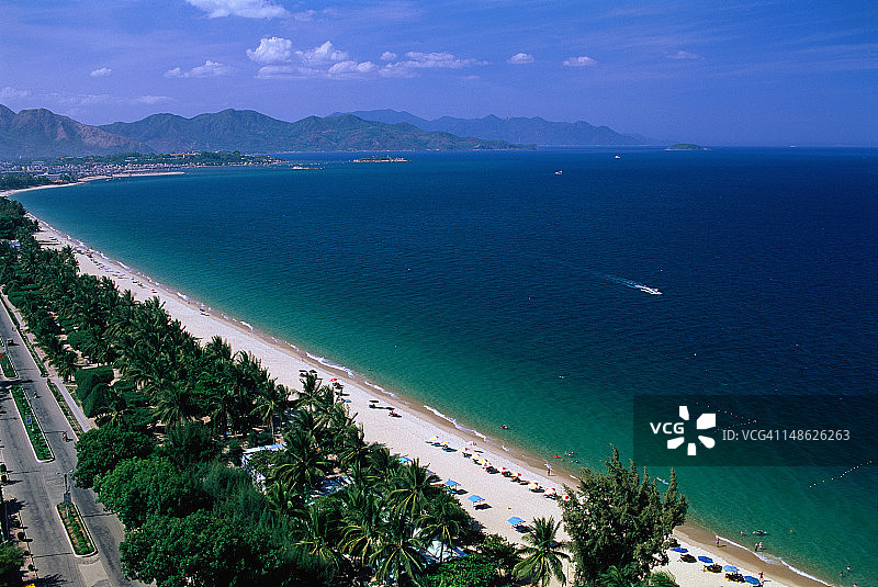 海滨鸟瞰图片素材