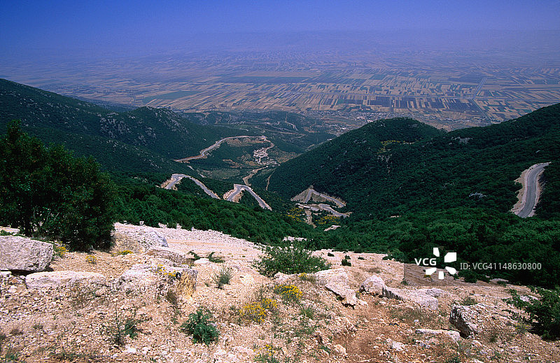 Al Gharb肥沃的农业山谷图片素材