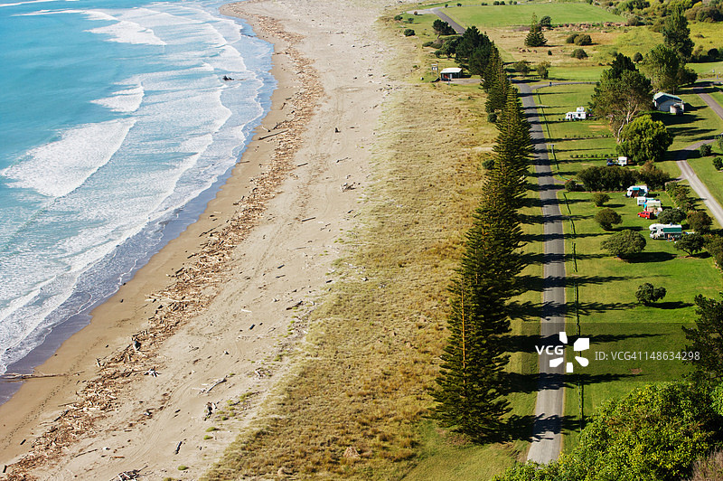 托拉加湾的自由露营图片素材