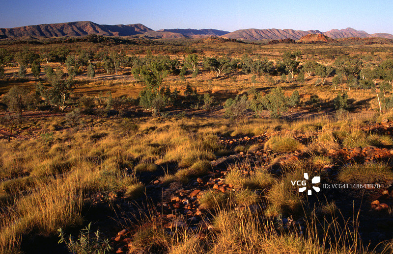 西麦克唐奈山脉的桑德山图片素材