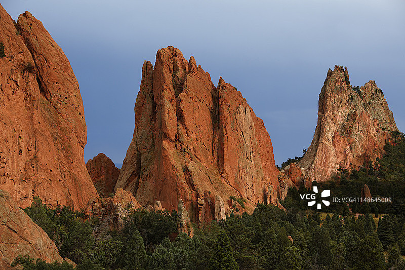 众神花园中的教堂谷图片素材