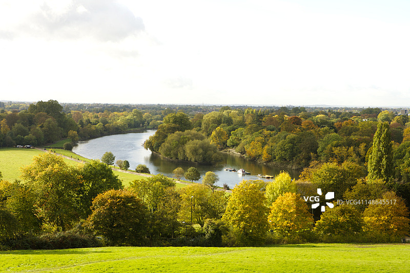 泰晤士河，里士满图片素材