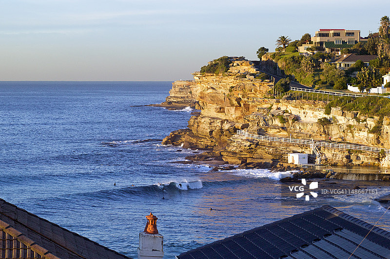 勃朗特海滩图片素材