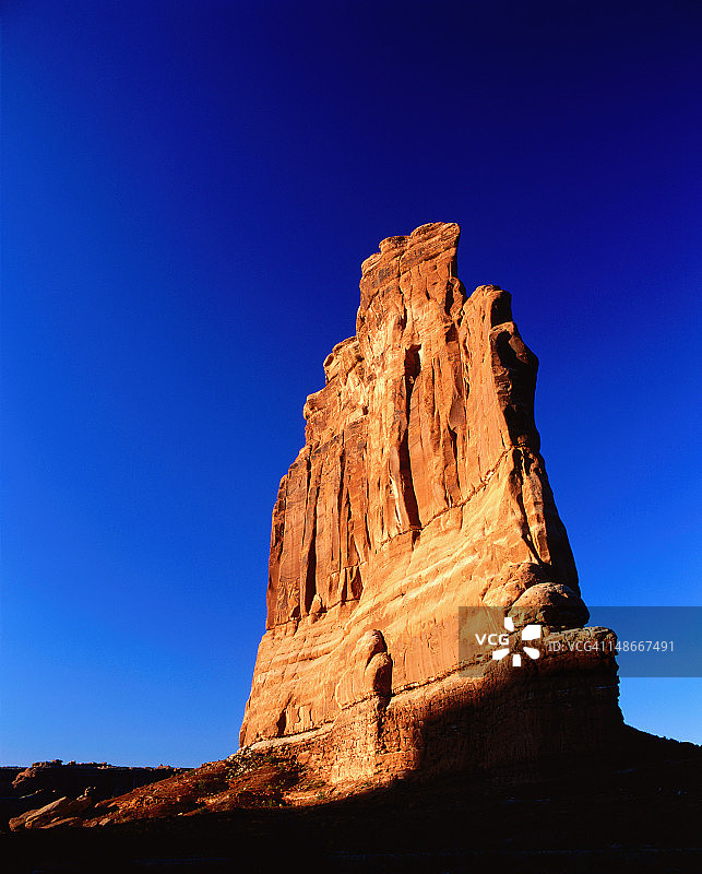 ‘风琴’与法院塔日落景观图片素材