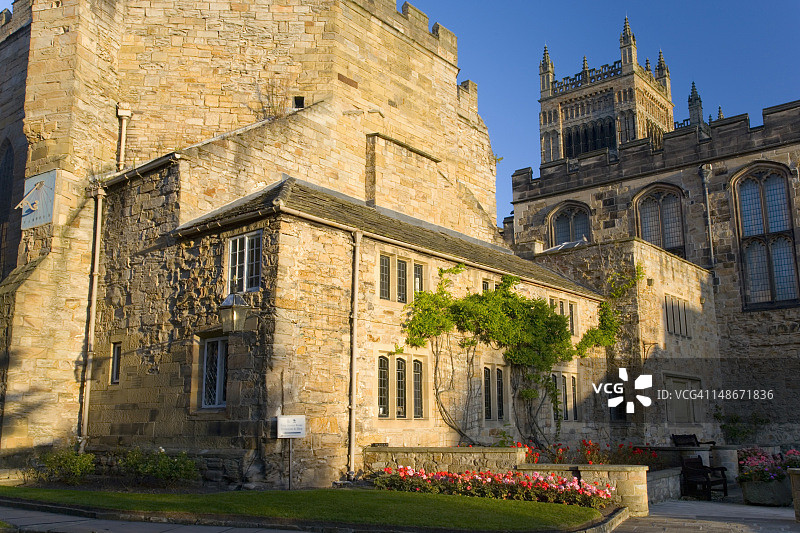 达勒姆座堂的隐修建筑图片素材