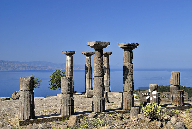 雅典娜神庙图片素材