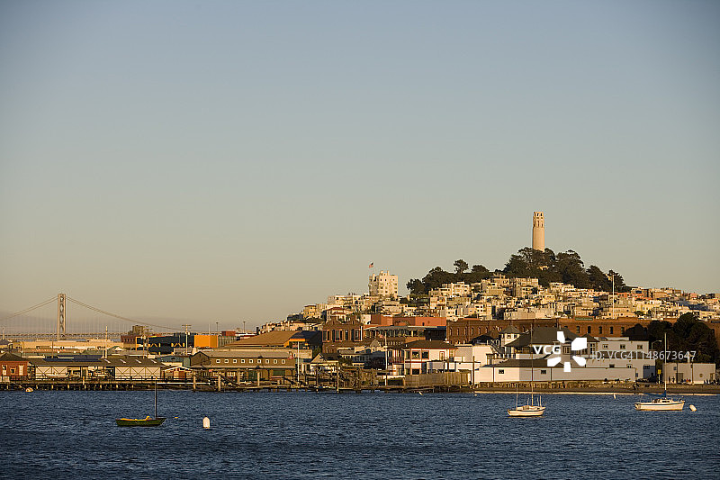 渔人码头、电报山与科伊特塔图片素材