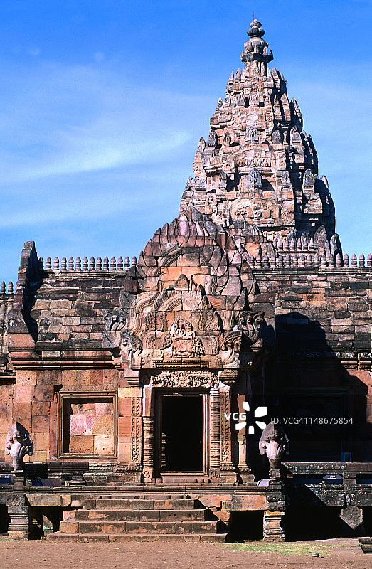 12世纪初高棉寺庙考帕侬荣寺主殿图片素材