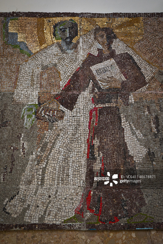 圣安东尼奥教堂的马赛克图片素材