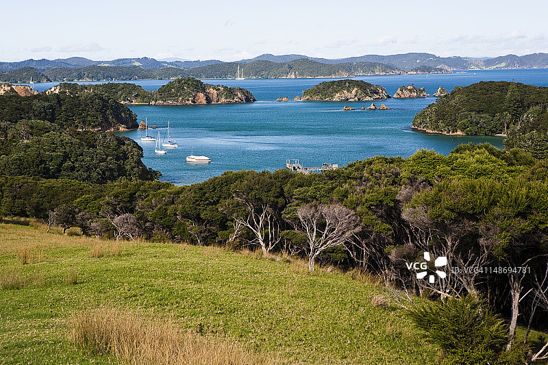 乌鲁普卡普卡岛：岛屿湾最大的岛屿，拥有美丽的海滩和历史悠久的步道图片素材